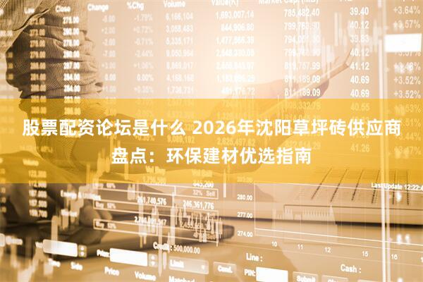 股票配资论坛是什么 2026年沈阳草坪砖供应商盘点：环保建材优选指南